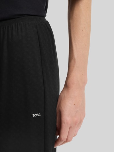 BOSS Relaxed Fit Pyjama-Hose aus Lyocell-Mix Black 3