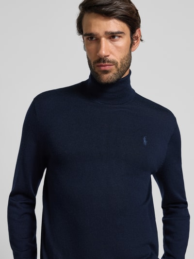 Polo Ralph Lauren Rollkragenpullover aus Merinowolle Marine 3