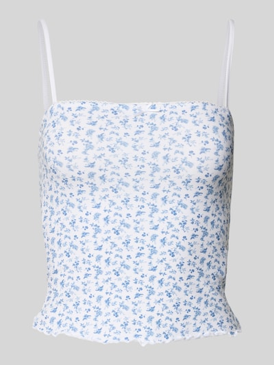 Review Korte top met sierstrik Wit - 2