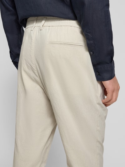 MCNEAL Leinenhose aus Leinen-Mix Offwhite Melange 3