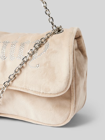 Juicy Couture Crossbody Bag mit Strasssteinbesatz Modell 'KIMBERLY' Sand 3