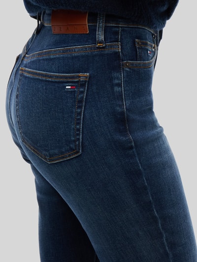Tommy Jeans Mid Waist Skinny Jeans mit Label-Detail Dunkelblau 3