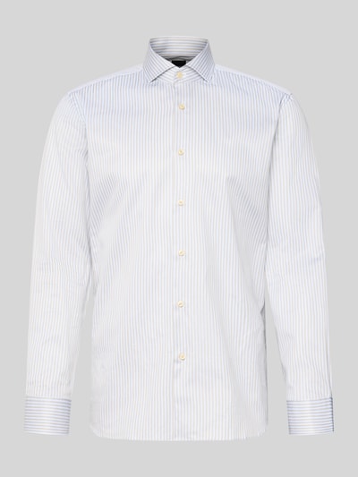 BOSS Slim Fit Businesshemd aus reiner Baumwolle Modell 'HANK' Sand 2