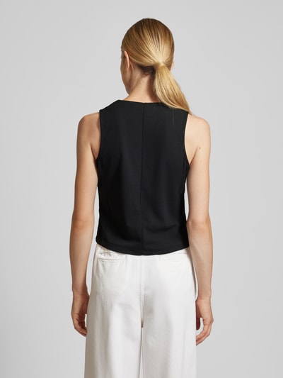 Soyaconcept Gilet met strookzakken, model 'SIHAM' Zwart - 5