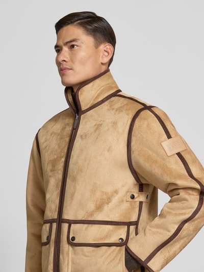 Scotch & Soda Jack met ritssluiting Camel - 3