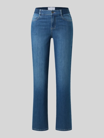 ANGELS High Waist Straight Fit Jeans mit Logo-Bund Hellblau 2