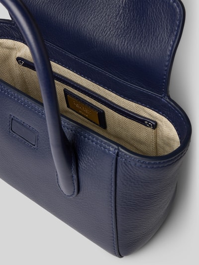 Lauren Ralph Lauren Handtasche aus Rindsleder mit Tragehenkeln Marine 5
