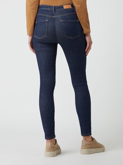 s.Oliver RED LABEL Skinny fit high waist jeans met stretch  Donkerblauw - 5