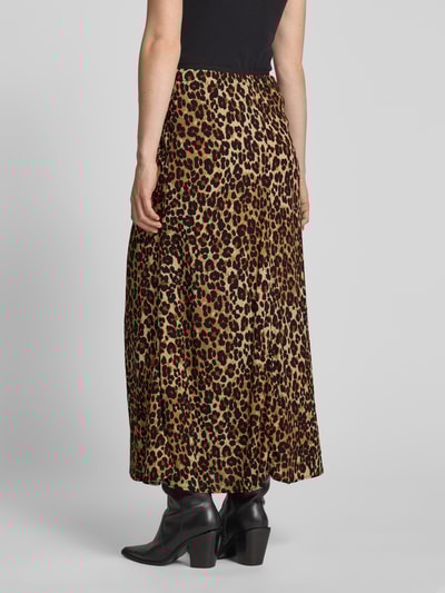 Vero Moda Uitlopende midirok van pure viscose, model 'ALBA' Zwart - 5