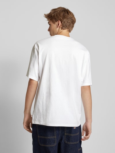 Dickies T-Shirt mit Label-Print Modell 'CLANCY' Weiss 5