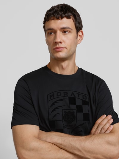 Antony Morato T-shirt met labelprint Zwart - 3