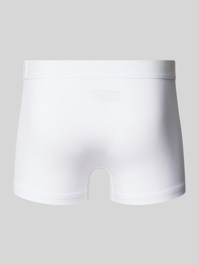 Bread & Boxers Trunks mit elastischem Bund im 3er-Pack Weiss 3