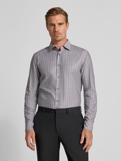 BOSS Koszula casualowa o kroju slim fit z kołnierzykiem typu kent model ‘HANK’ Beżowy 4
