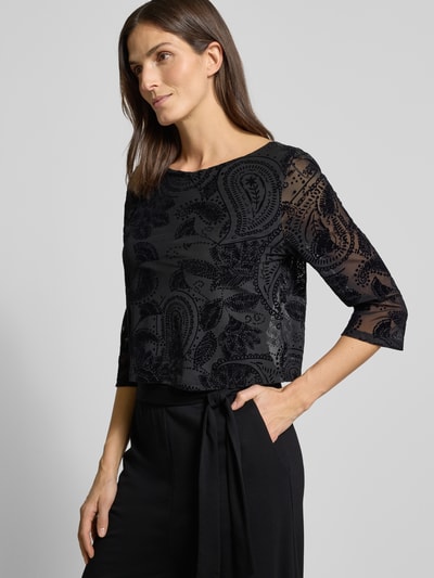 comma Jumpsuit mit U-Boot-Ausschnitt Black 3