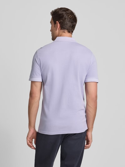 BOSS Orange Poloshirt mit Label-Print Flieder 5