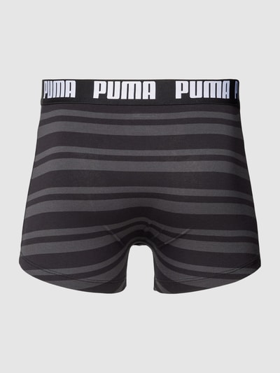 Puma Trunks mit Teilungsnähten Modell 'HERITAGE' im 2er-Pack Black 3