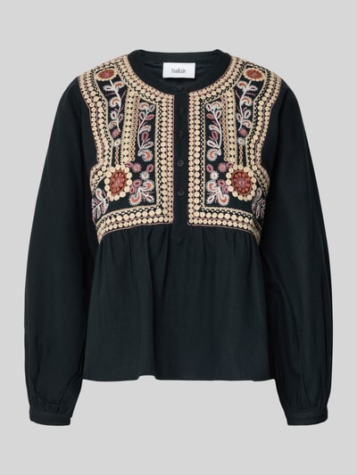 Bash Bluzka o kroju regular fit z kwiatowym haftem model ‘Alec’  2