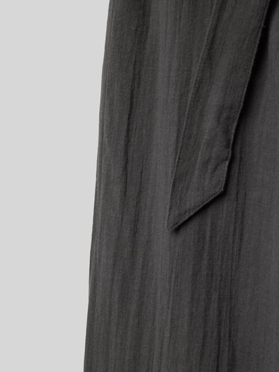 Only Regular Fit Weite Hose mit Bindegürtel Modell 'TIZANA' Graphit 2
