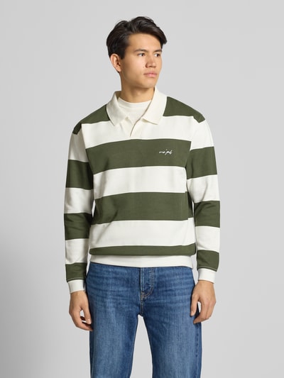 Marc O'Polo Denim Relaxed fit sweatshirt van puur katoen Groen - 4