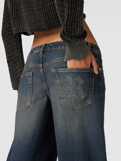 Review Loose Fit Jeans im 5-Pocket-Design Dunkelblau 3