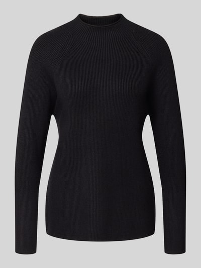 Soyaconcept Strickpullover mit gerippten Abschlüssen Modell 'KANITA' Black 2