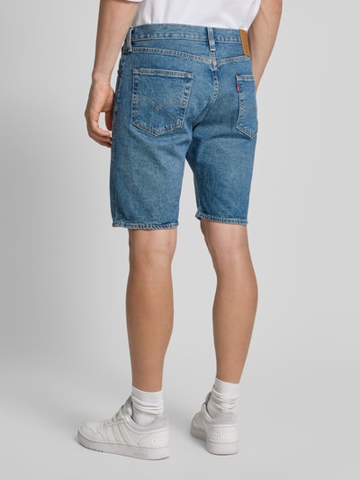 Levi's® Korte regular fit jeans in 5-pocketmodel, model '501' Jeansblauw - 5