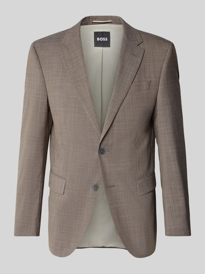 BOSS Regular Fit Anzugsakko mit Woll-Anteil Modell 'JASPER' Beige 2
