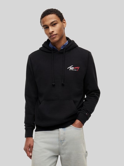 Tommy Jeans Bluza o kroju relaxed fit z czystej bawełny Czarny 4