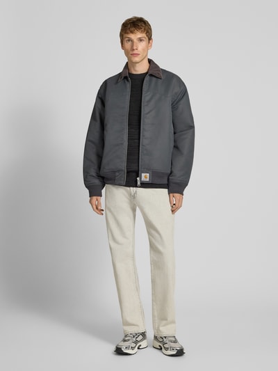 G-Star Raw Gebreide pullover met logostitching en ronde hals Zwart - 1