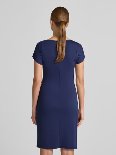 Lauren Ralph Lauren Nauwsluitende businessjurk met riem model 'JAVAS' Marineblauw - 5