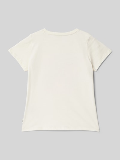 Tom Tailor Regular Fit T-Shirt aus reiner Baumwolle Offwhite 3