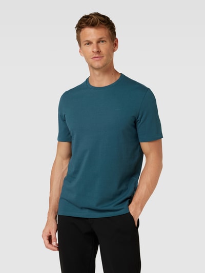 s.Oliver RED LABEL T-Shirt mit Label-Detail Modell 'BASIC' Tuerkis 4