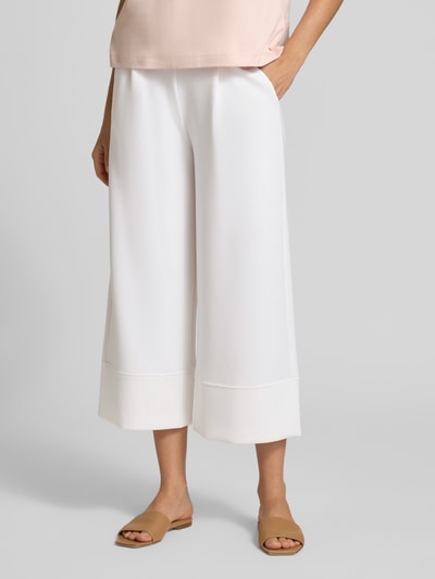 s.Oliver RED LABEL Regular Fit Culotte aus Modal-Mix Weiss 4