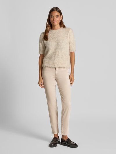 Marc Cain Slim fit broek in 5-pocketmodel Zand - 1