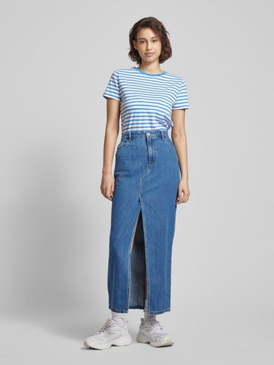 Tom Tailor Denim T-Shirt mit Rundhalsausschnitt Hellblau 1