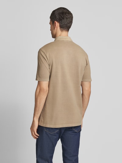 ARMANI EXCHANGE Poloshirt mit kurzer Knopfleiste Beige 5