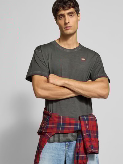 Diesel T-Shirt mit Label-Prints Black 3