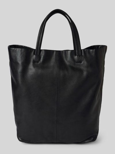 LIEBESKIND BERLIN Lederhandtasche mit Label-Detail Modell 'Hera' Black 4