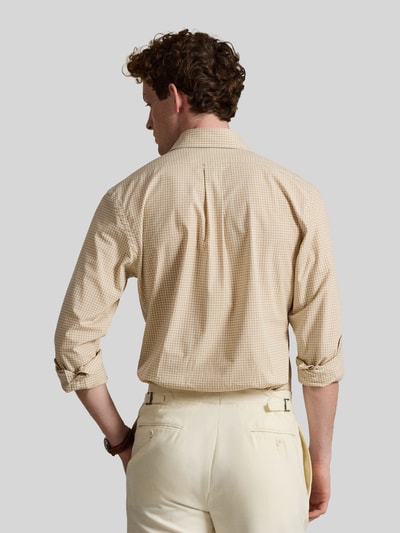 Polo Ralph Lauren Regular Fit Freizeithemd aus reiner Baumwolle Beige 5