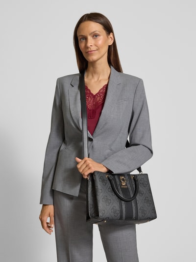 Guess Satchel bag met labeldetail, model 'ERENIA' Antraciet - 1