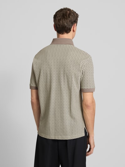 ARMANI EXCHANGE Poloshirt met korte knoopsluiting Taupe - 5