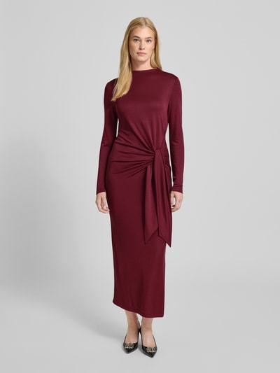 Rich & Royal Maxikleid mit Knoten-Detail Bordeaux 4