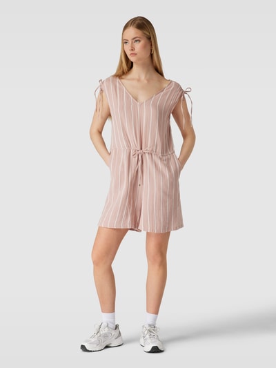 Only Playsuit aus Baumwolle mit Allover-Muster Modell 'NORA' Altrosa 1