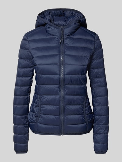 Review Kurtka pikowana z kapturem Granatowy 2