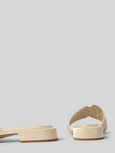 Tamaris Pantoletten mit Strassstein-Besatz Offwhite 2