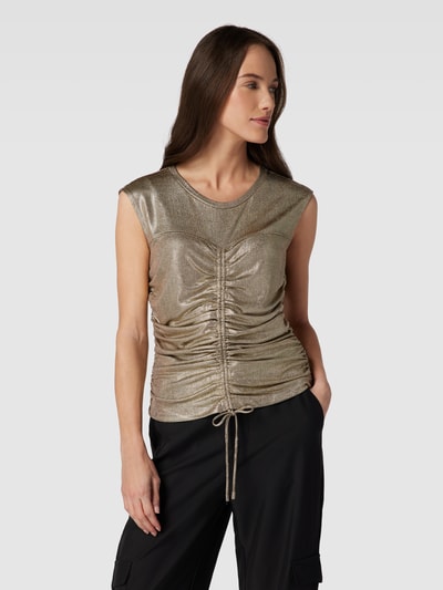 Liu Jo Sport T-Shirt ohne Ärmel Gold 4
