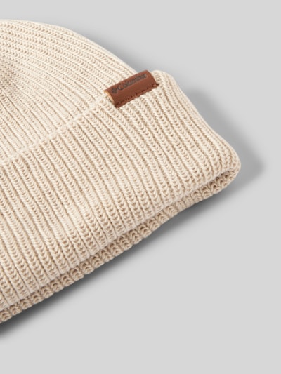 COLUMBIA Beanie mit Label-Badge Modell 'PORTSIDE FISHERMAN' Beige 2