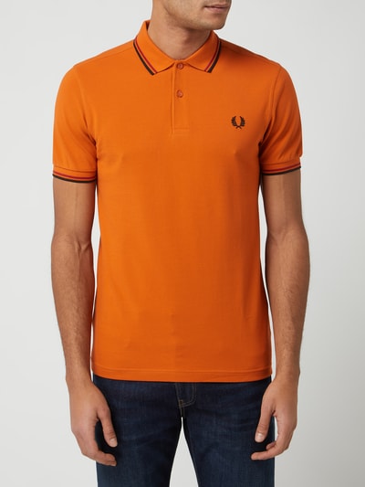 Fred Perry Koszulka polo z bawełny  Pomarańczowy 4