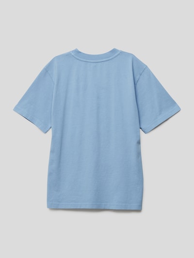 Mango T-Shirt mit Stitching Bleu 3