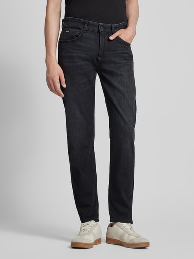 BOSS Regular fit jeans, model 'Delaware' Donkergrijs - 4